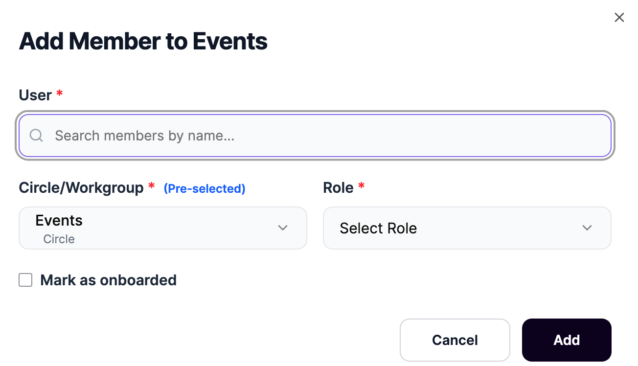 add member