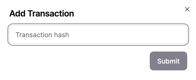 add transaction