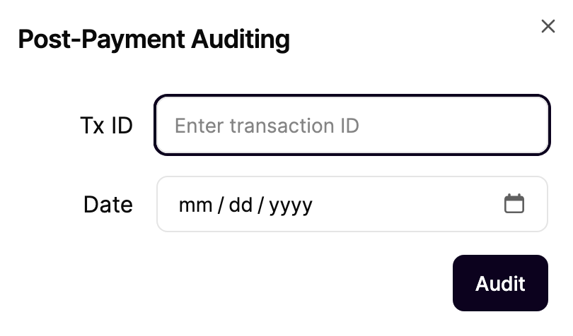 post-payment auditing